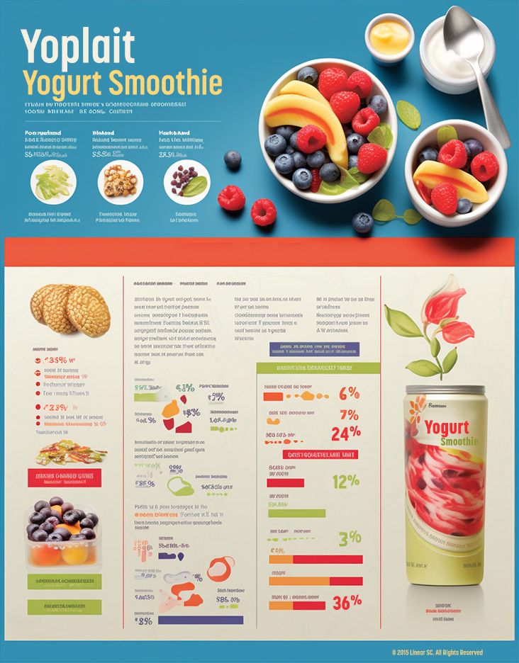Yoplait Yogurt Smoothie Sell Sheet Food Beverage Trade Sell Sheet